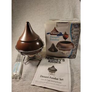 Hershey's‎ Kisses Chocolate Dessert Fondue Set ceramic candy dish
